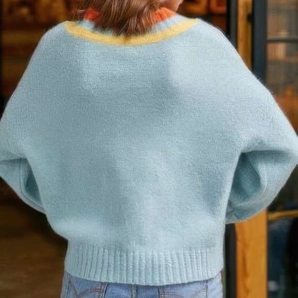 Overlap V Neck Sweater - Picture 3 of 3